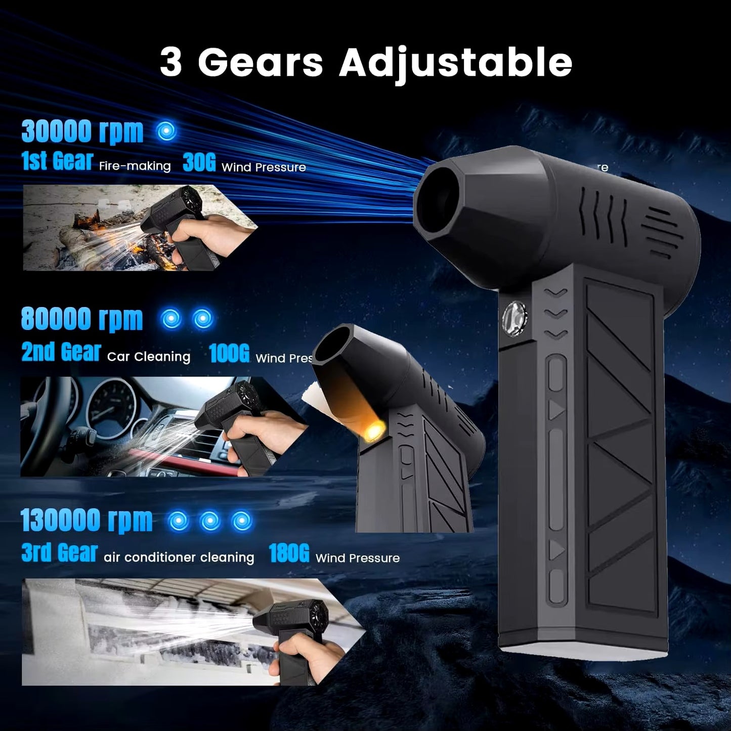Multiple Purpose Turbo Air Blower (Snow Blower)