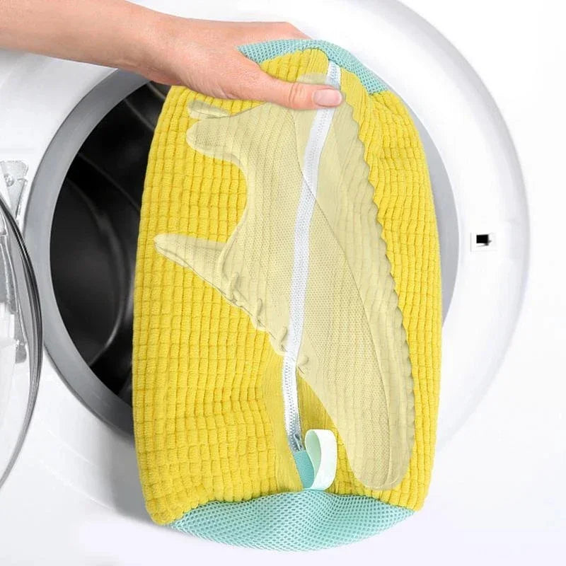 Washing Shoes Bag with Fluffy Fibers for Dirt Removal and Anti-Deformation - Havens New