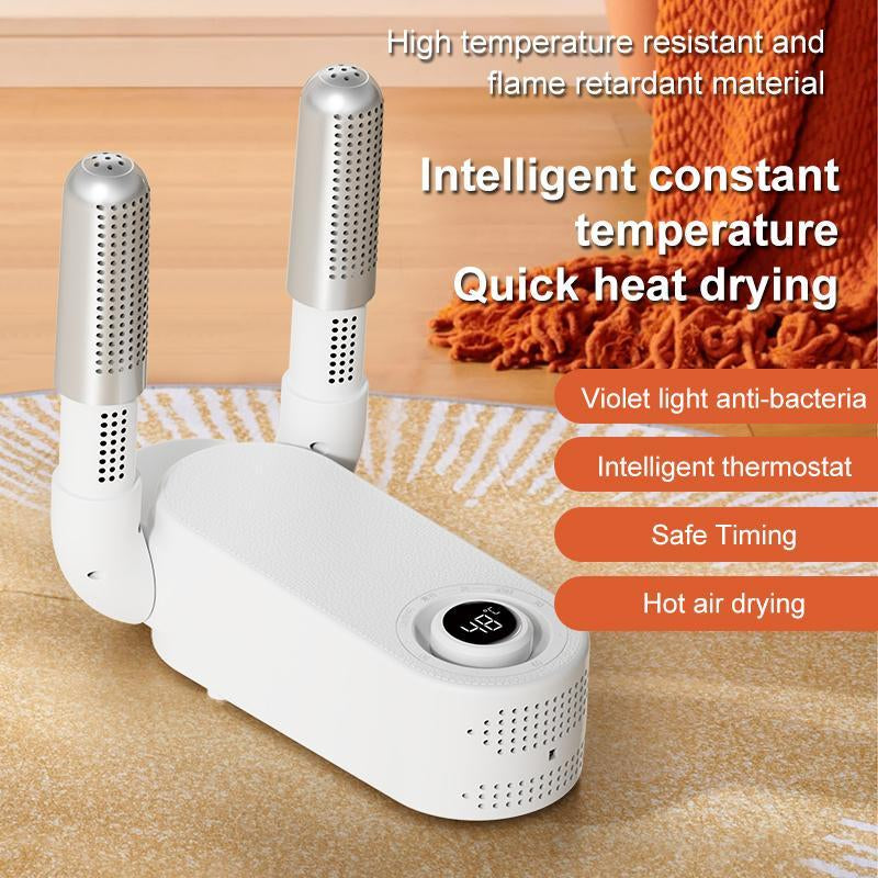 Smart Portable Shoe Drying Machine with Constant Temperature Control, Foldable Design for Home and Travel Use - Havens New