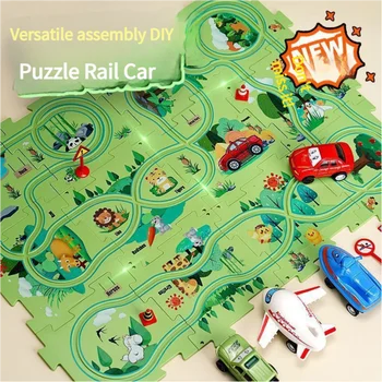 Puzzle Racer Kids Car Track Set