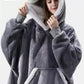 Blanket Hoodie -Unisex-One Size Fits All