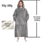 Blanket Hoodie -Unisex-One Size Fits All