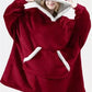 Blanket Hoodie -Unisex-One Size Fits All