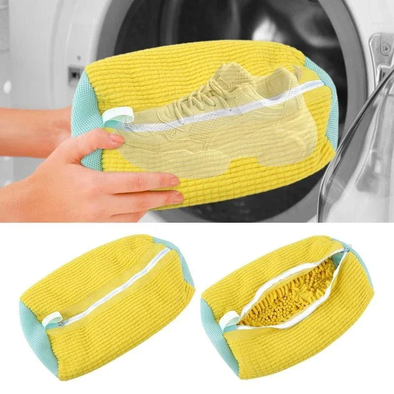 Washing Shoes Bag with Fluffy Fibers for Dirt Removal and Anti-Deformation - Havens New